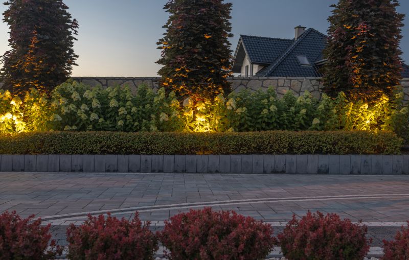 Driveway with Decorative Borders