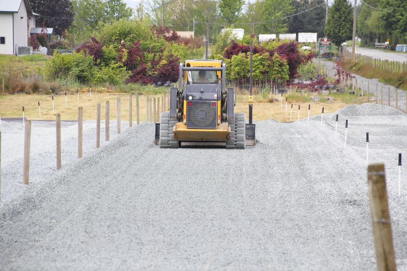 Driveway Construction Site